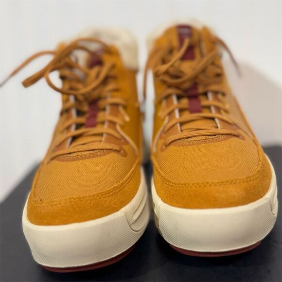 Sorel x Calia ONA 503 Mid Cozy Womens 7 Canyon Gold Waterproof Sneaker Boots NIB - Picture 4 of 9